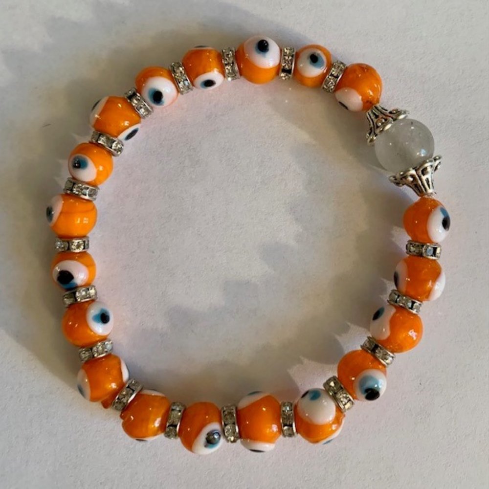 Orange Evil Eye for Sacral Chakra